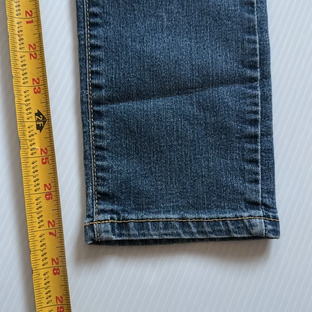 Gap kids factory super skinny fit blue jeans.  Girls size 14